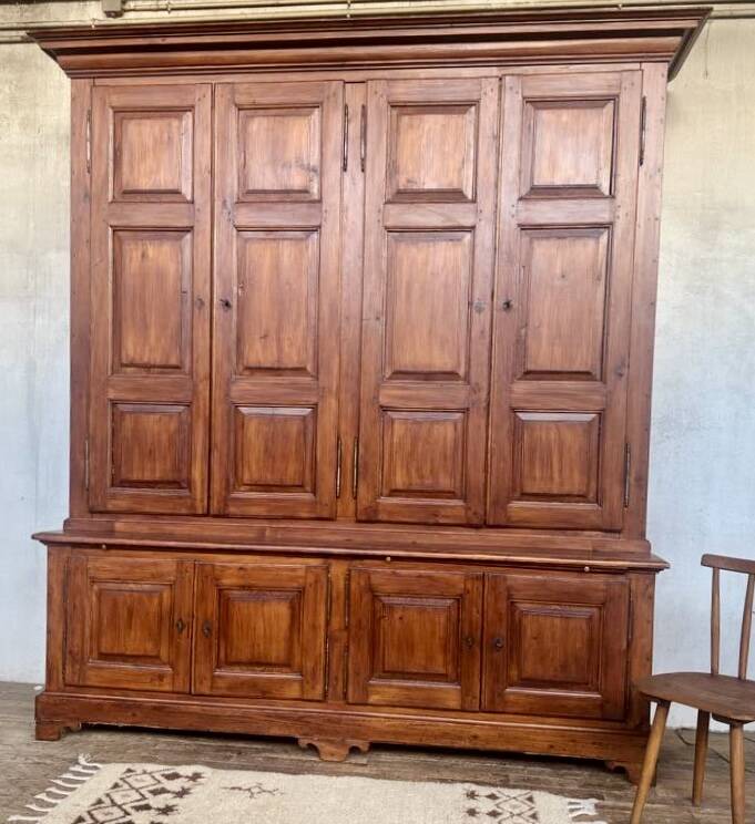 Grand buffet  bibliotheque 2 corps meuble de métiers