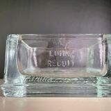 Lumax ashtray annealed glass paved 1950