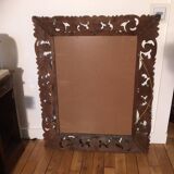 Renaissance style mirror in carved wood