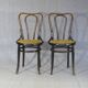 2 Kohn chairs no. 48 by Kohn 1890, not Thonet bistro - caned -