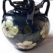Antique art nouveau vase with floral decoration