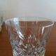 6 glass whisky crystal cut chantilly model signed, Cristal Saint Louis