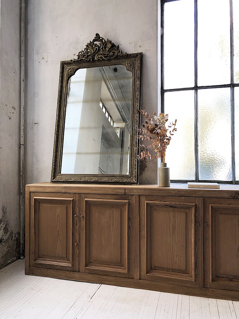 Mirror rosette Louis XVI 90x154cm