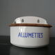 Boite allumettes murale