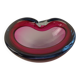 Sommerso Murano Glass Ashtray, Italy, 1960s