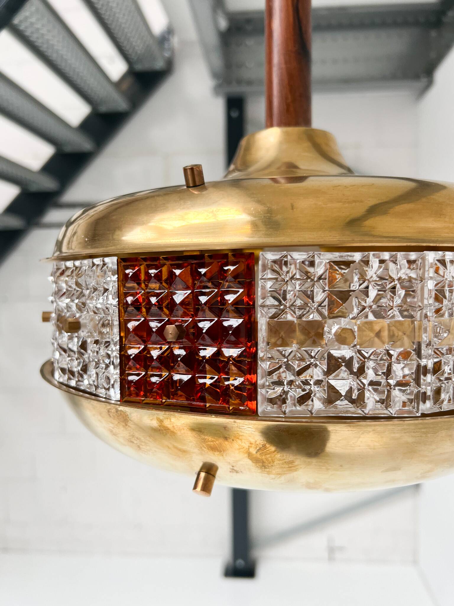 Space Age ceiling lamp by Örsjö Industri, 1960s