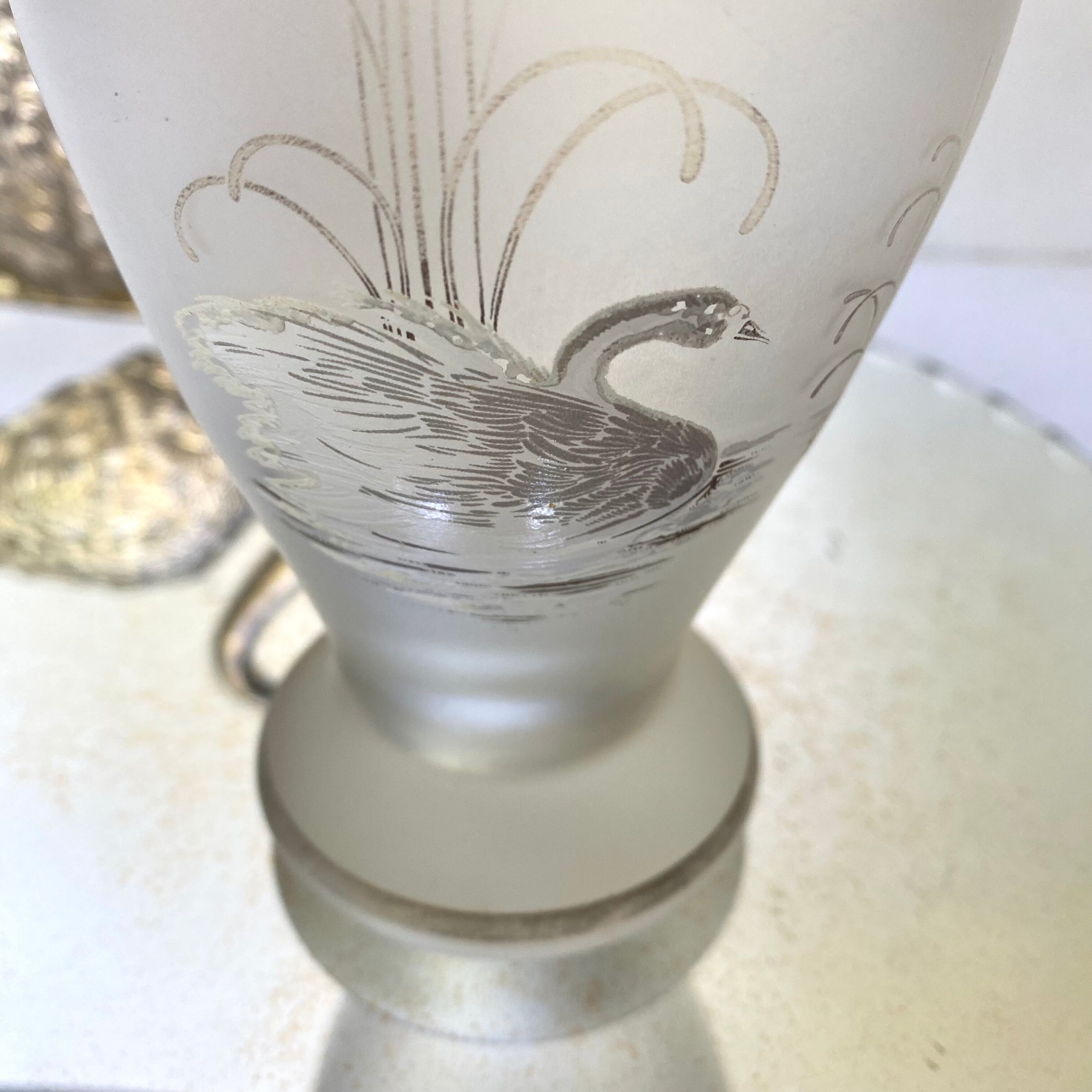 Antique hand-painted vase
