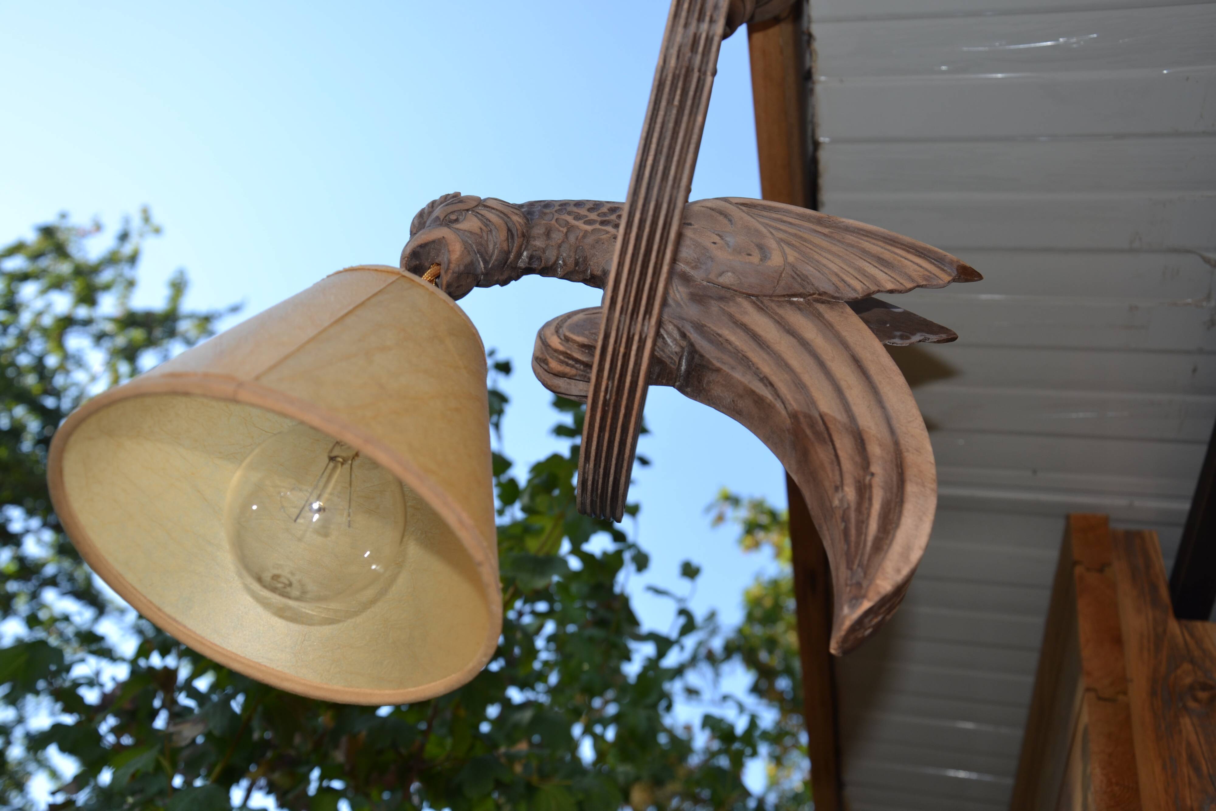 Suspension en bois "oiseau" de la Forêt Noire