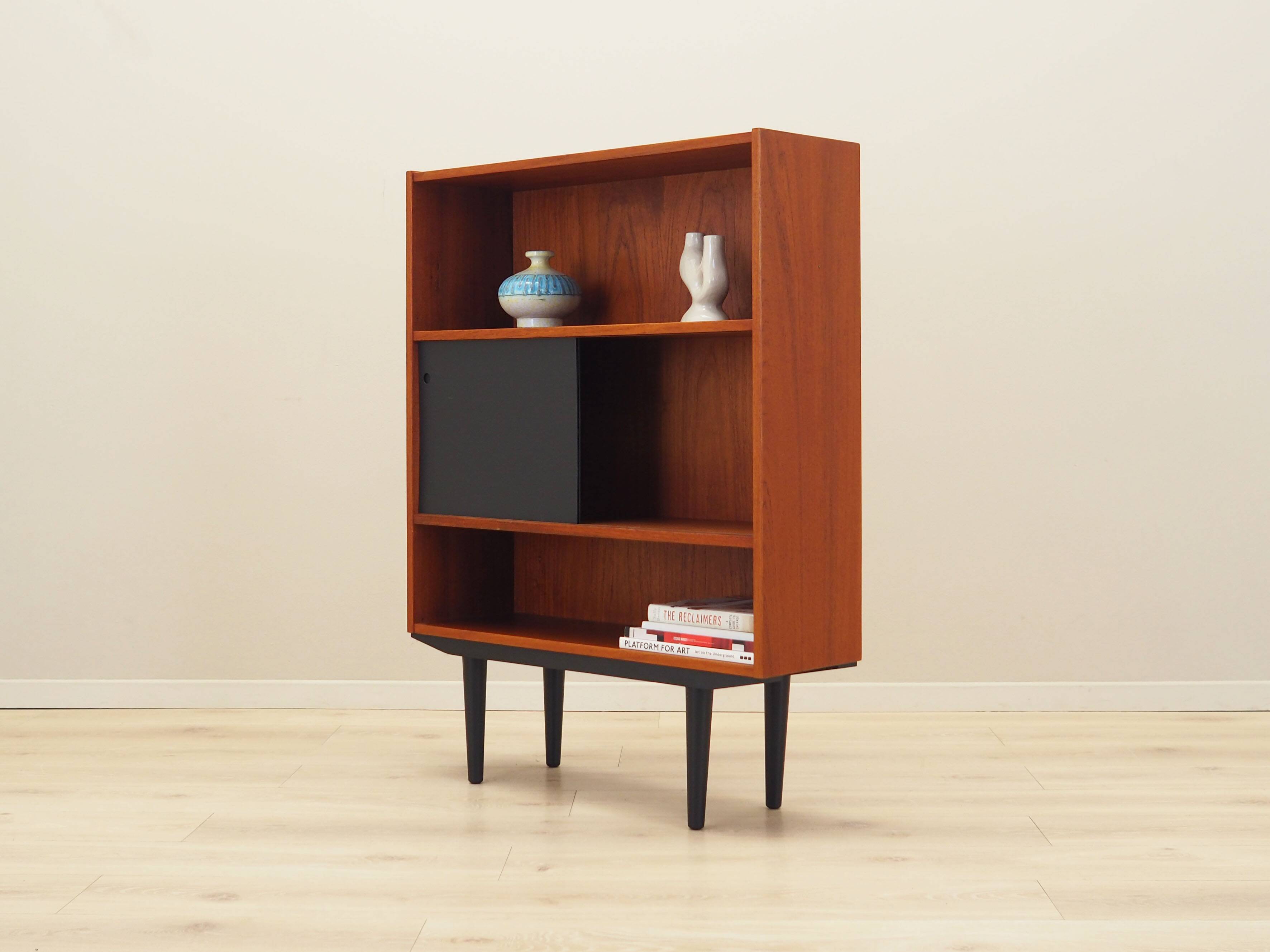 Teak bookcase, Danish design, 1970s, production: Denmark