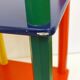 Side table / bedside table Colourful crayons 1980s