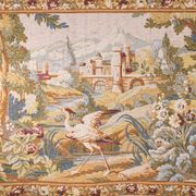 Verdure Tapestry, Robert Four Manufacture, Aubusson, 1980s