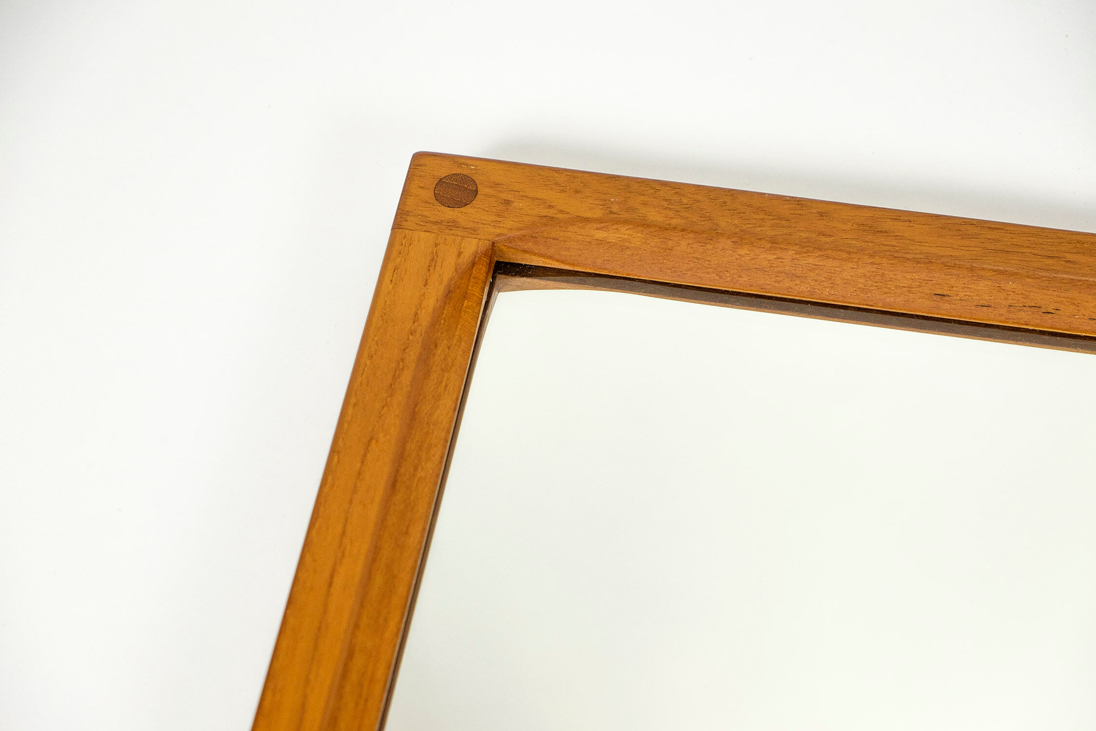 Model No. 165 Teak Mirror by Kai Kristiansen for Aksel Kjersgaard, 1960s