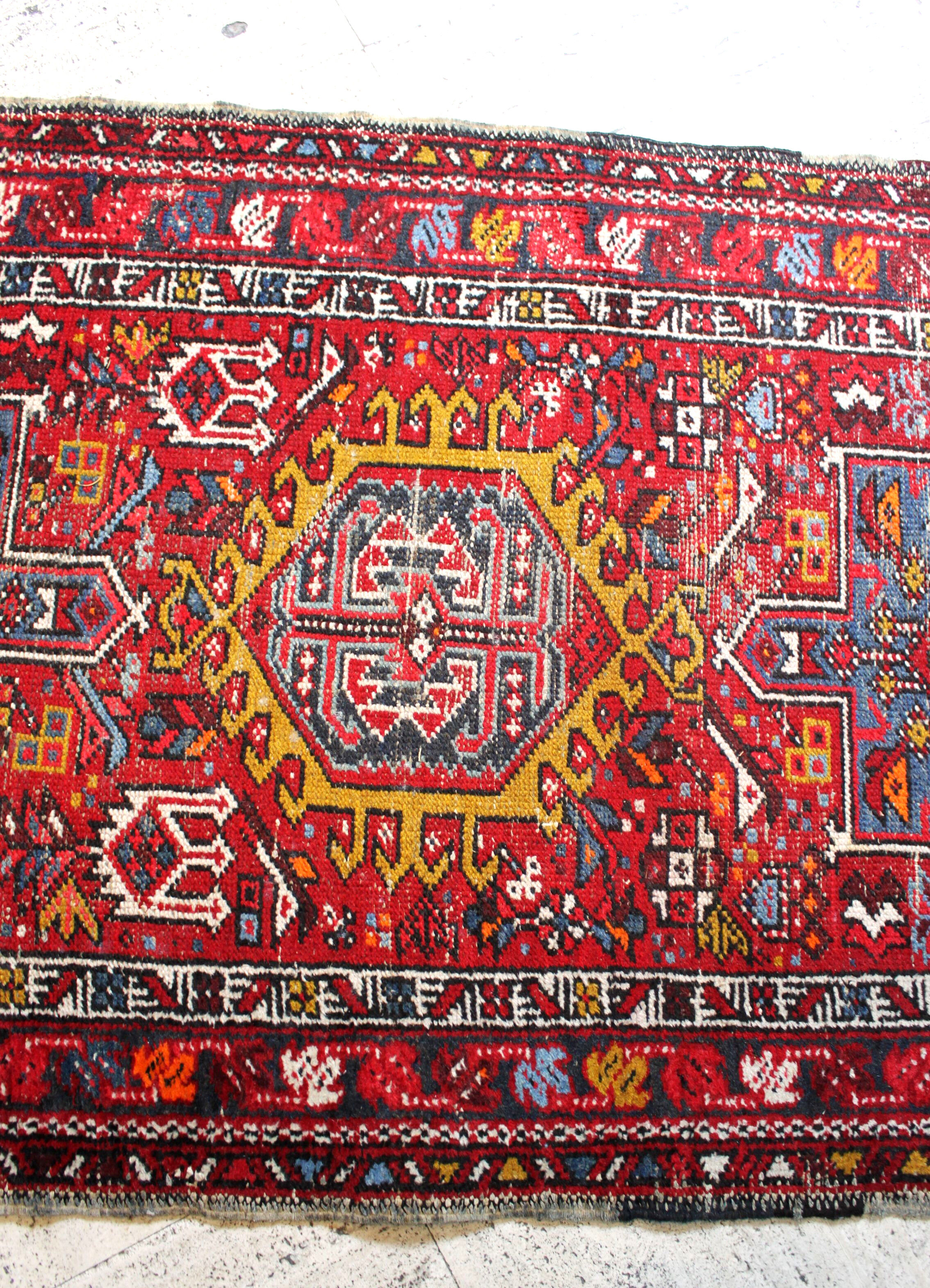 Kazak runner rug, early 20th century.