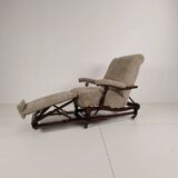 English reclining library chair (circa 1860)