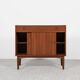Midcentury Danish cabinet in teak with 1 drawer and 2 sliding doors 1960s