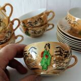 Fine porcelain tea service from Japan