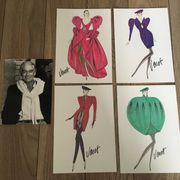 Givenchyoriginal vintage press fashion photography 1990