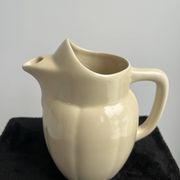 Ivory ceramic jug "La Sté Uzienne"