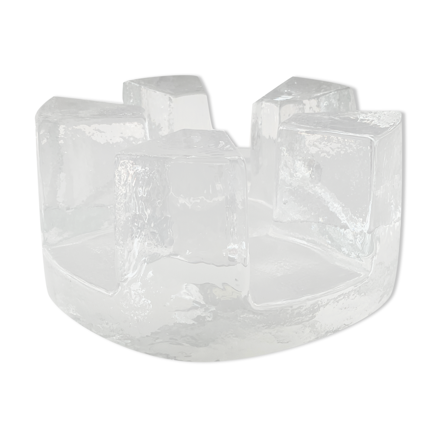 Glass dish warmer from the 70s