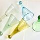 Biot glassware, 5 pomponette glasses
