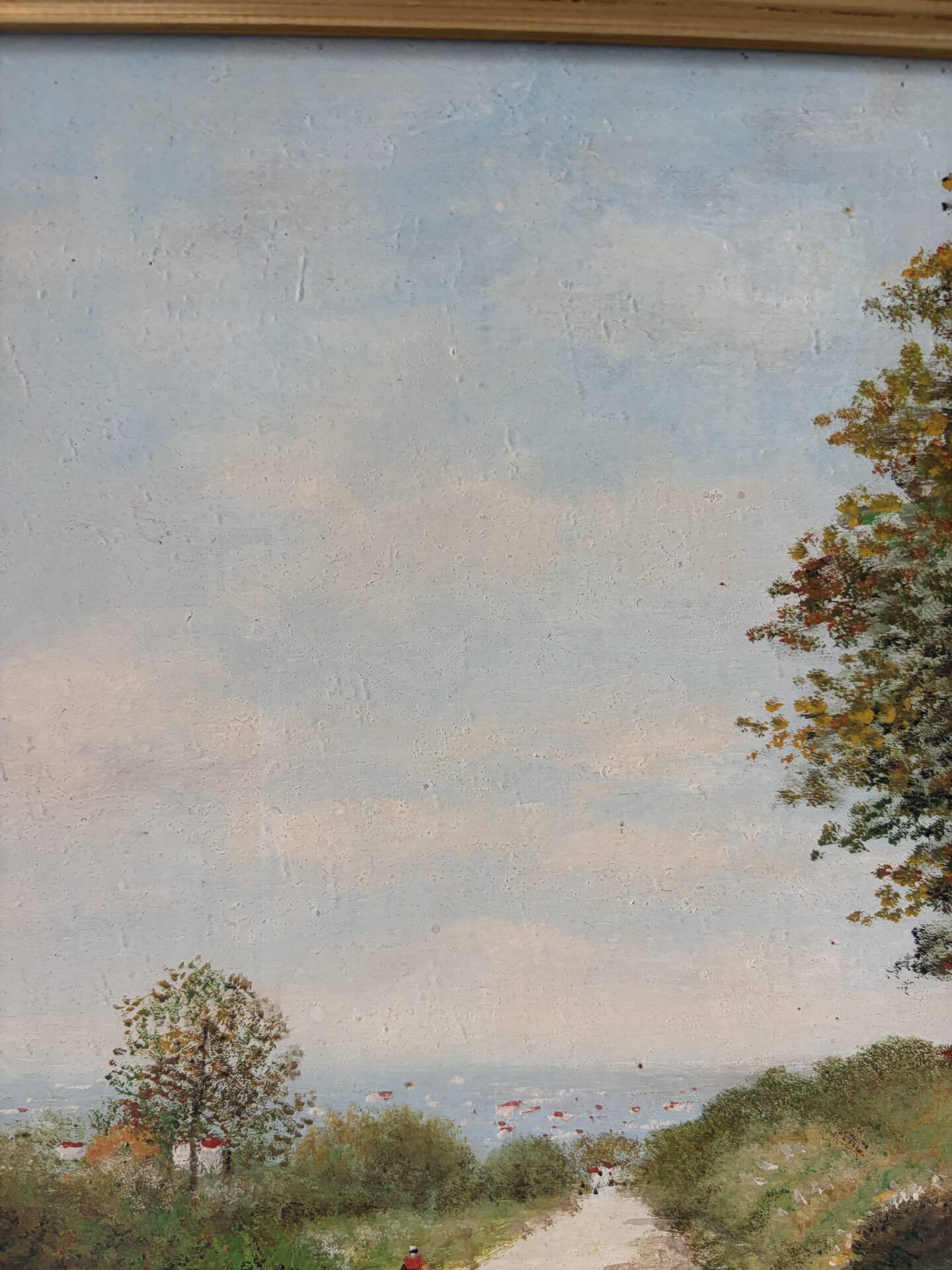 Landscape of the 20th century, oil on canvas