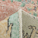 Pink madallion carpet rug 310x199cm