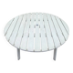 Table de jardin pliante EMU Italie en bois & métal blanc