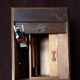 Japanese wooden cigarette dispenser box