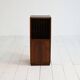 Cabinet with vinyl storage compartment