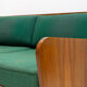 Mid century folding sofabed by Jindřich Halabala, 1950´s