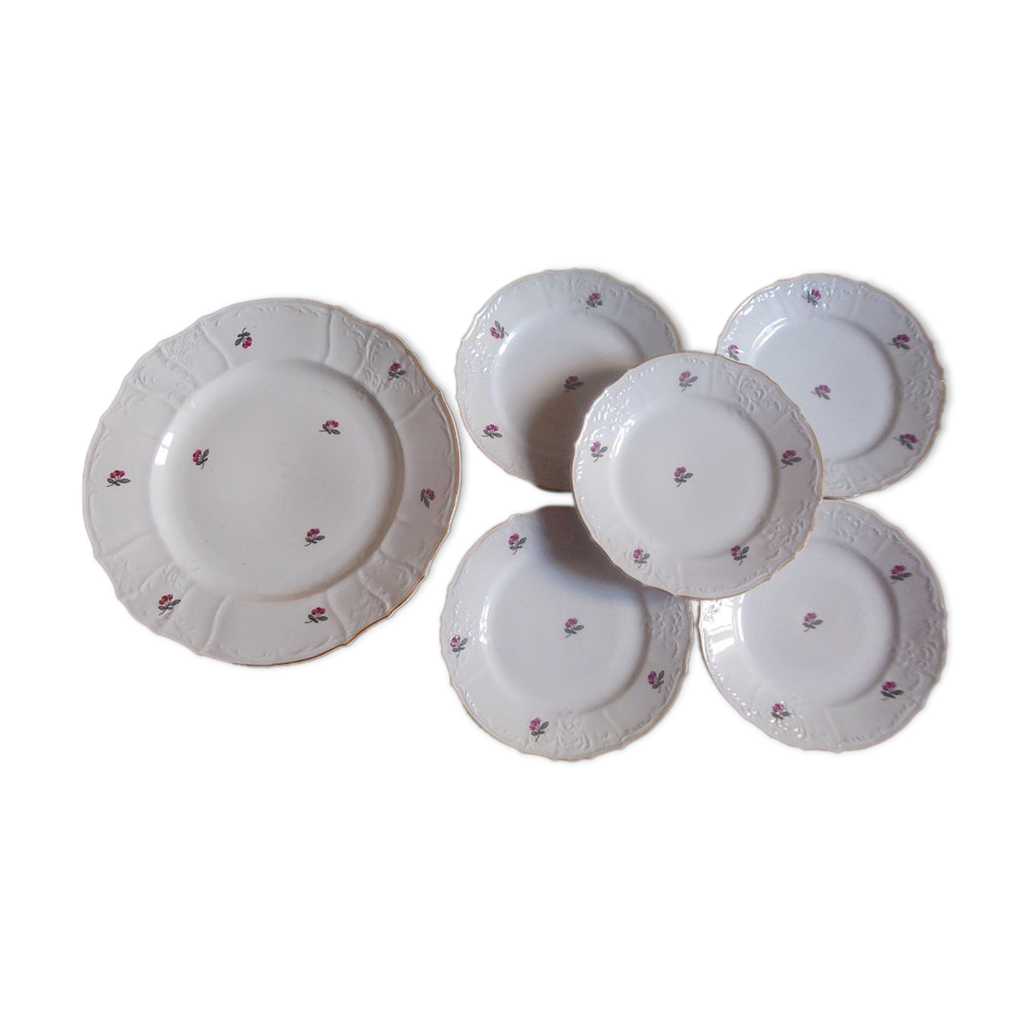 Luneville porcelain dessert service