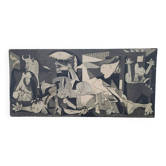 Wooden painting reproduction of Picasso's Guernica.