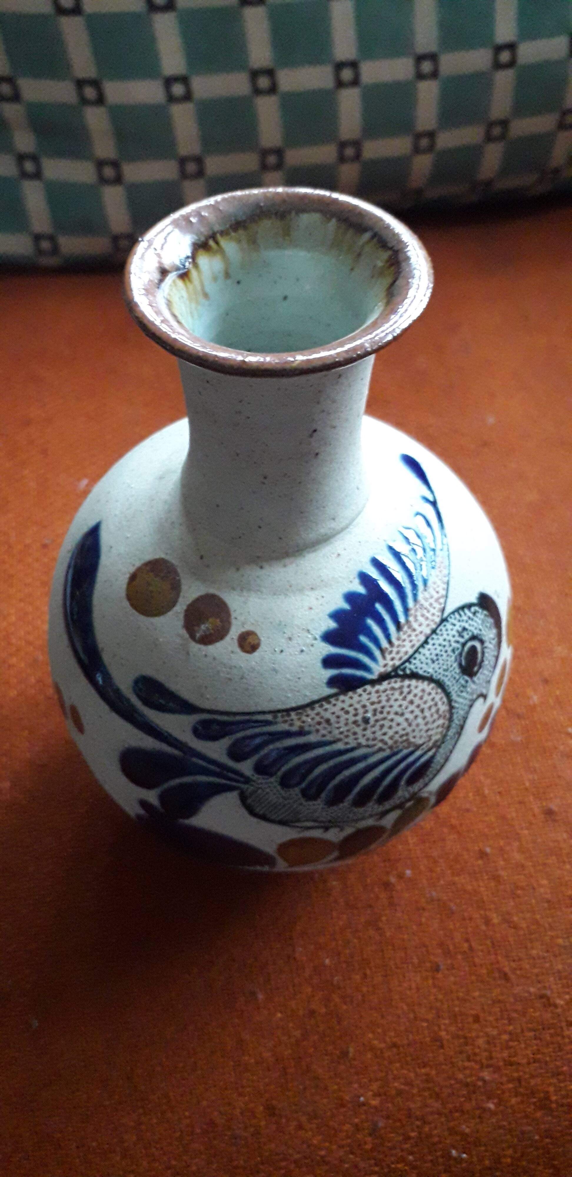 Vintage Mexican Tonala Vase