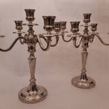 Pair of 5-light candlesticks
