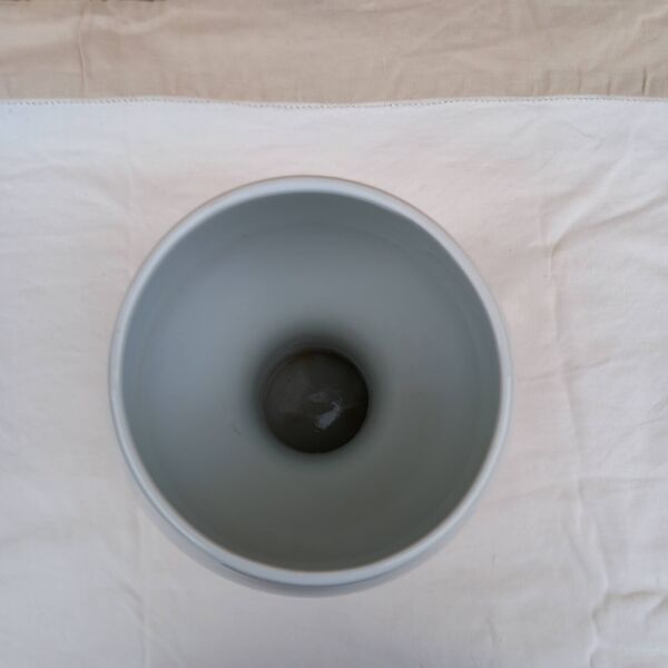 Vase porcelaine Virebent signé René Bertoux 27 cm