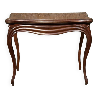 Napoleon III mahogany game table, 18th century