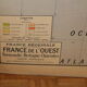 Old school card (large cardboard format) FRANCE DE L'OUEST