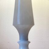 Vintage geometric alabaster stone lamp