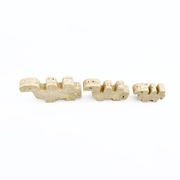 Family of 3 camels in travertine by Fratelli Mannelli