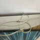 Lampe de Chevet Opaline blanche Vintage