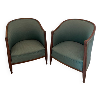 Pair of Art Deco armchairs - refurbished