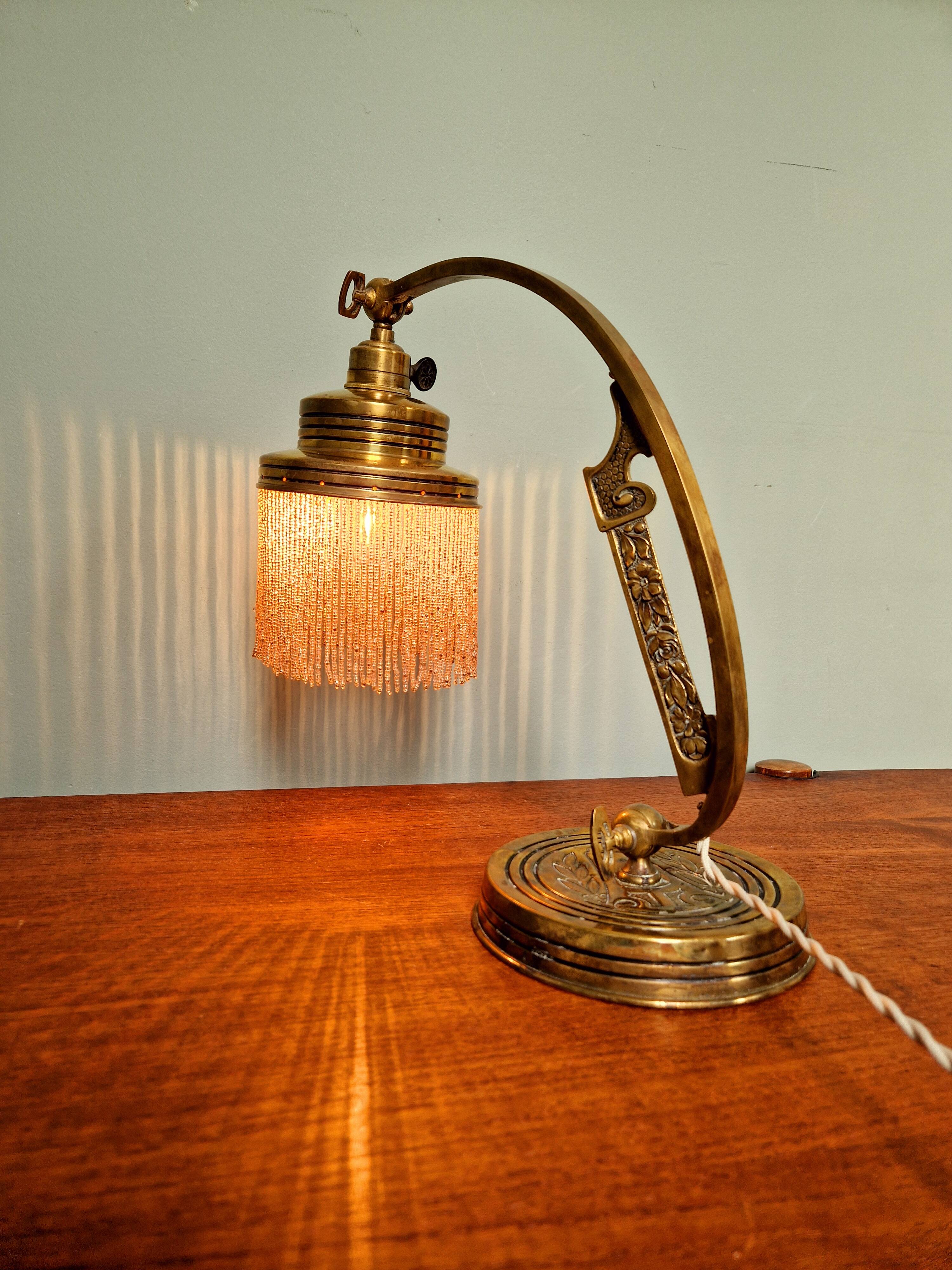 Parisian Art Nouveau Lamp, 1910s