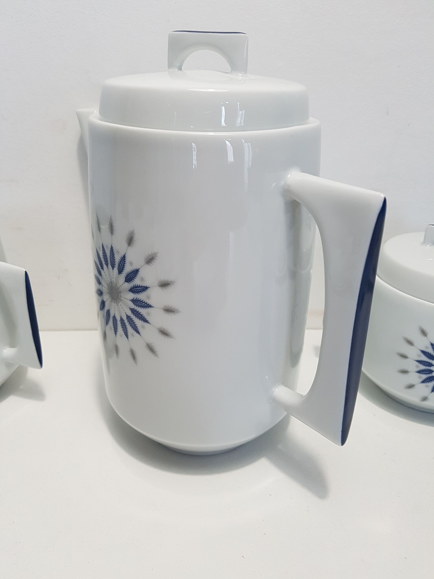 Limoges porcelain coffee service  by Bernardaud, 1970