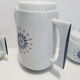 Limoges porcelain coffee service  by Bernardaud, 1970