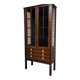 Vintage 1960s Scandinavian display cabinet in rosewood.