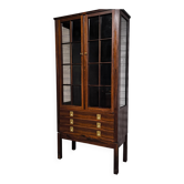 Vintage 1960s Scandinavian display cabinet in rosewood.