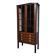 Vintage 1960s Scandinavian display cabinet in rosewood.