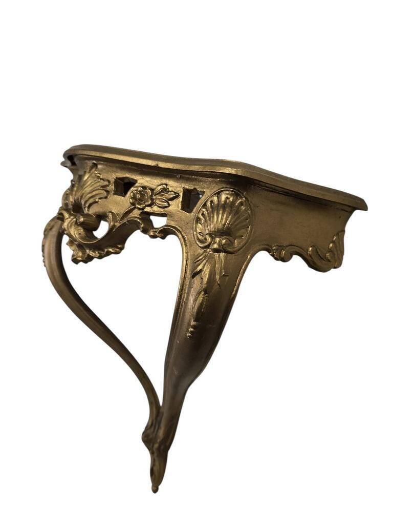 Vintage baroque hanging table/console in gold