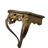 Vintage baroque hanging table/console in gold