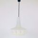 Glass pendant lamp Peill and Putzler , Germany, 1970s